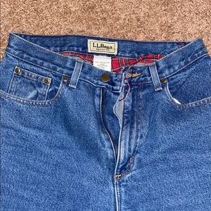 LL Bean relaxed fit jeans